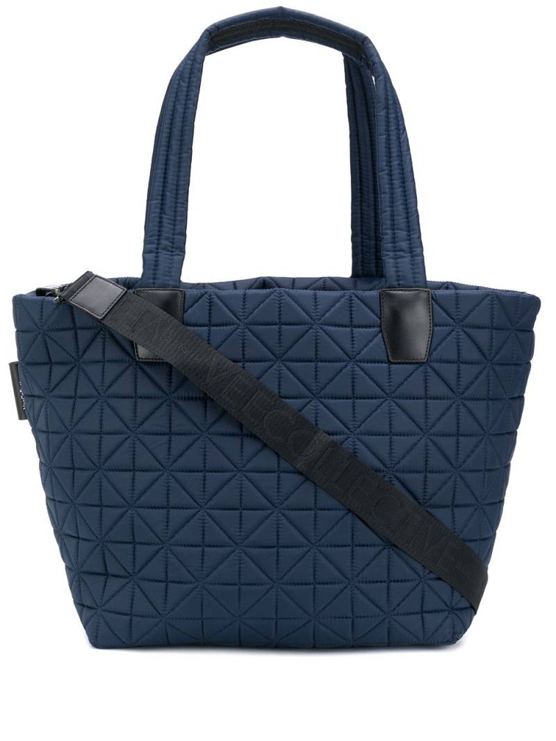 VeeCollective large quilted tote bag - Blue von VeeCollective