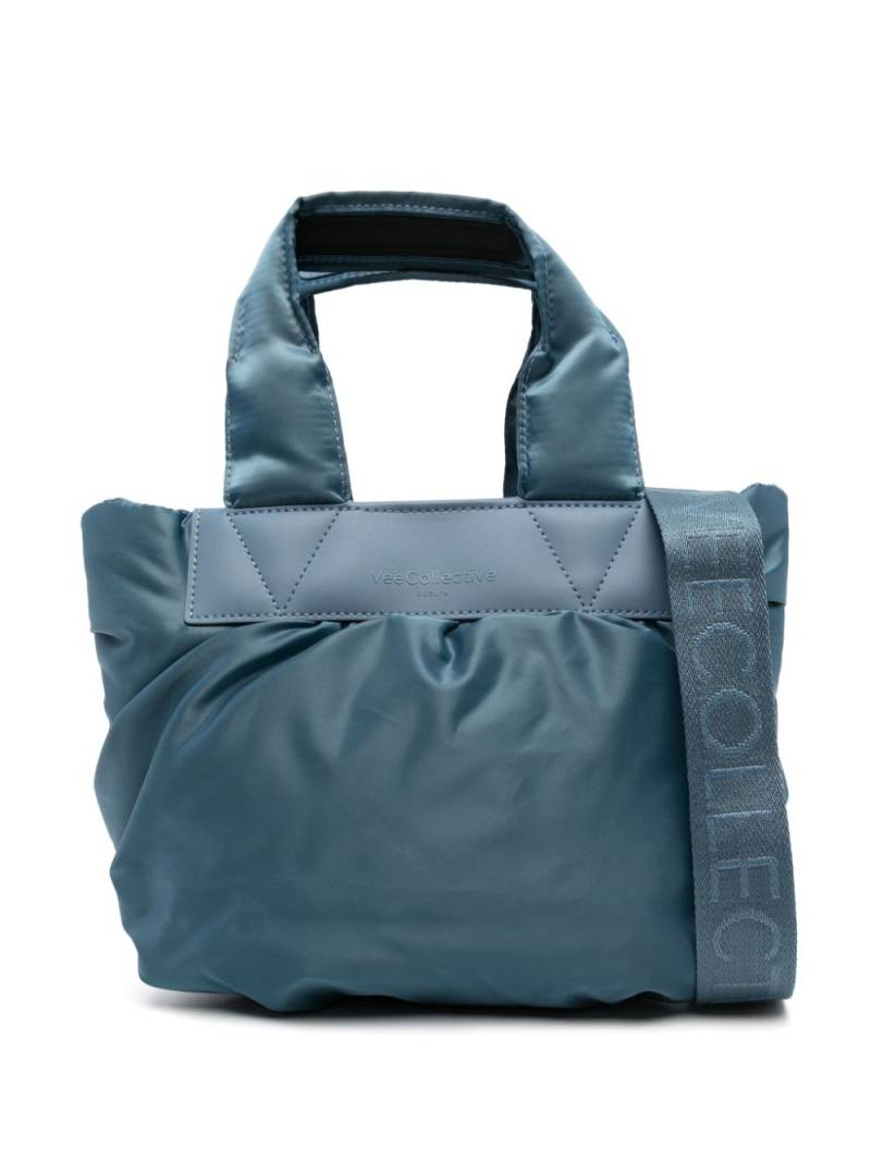 VeeCollective mini Caba tote bag - Blue von VeeCollective