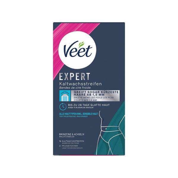 Expert Kaltwachsstreifen Bikini & Achsel Damen  16STK von Veet