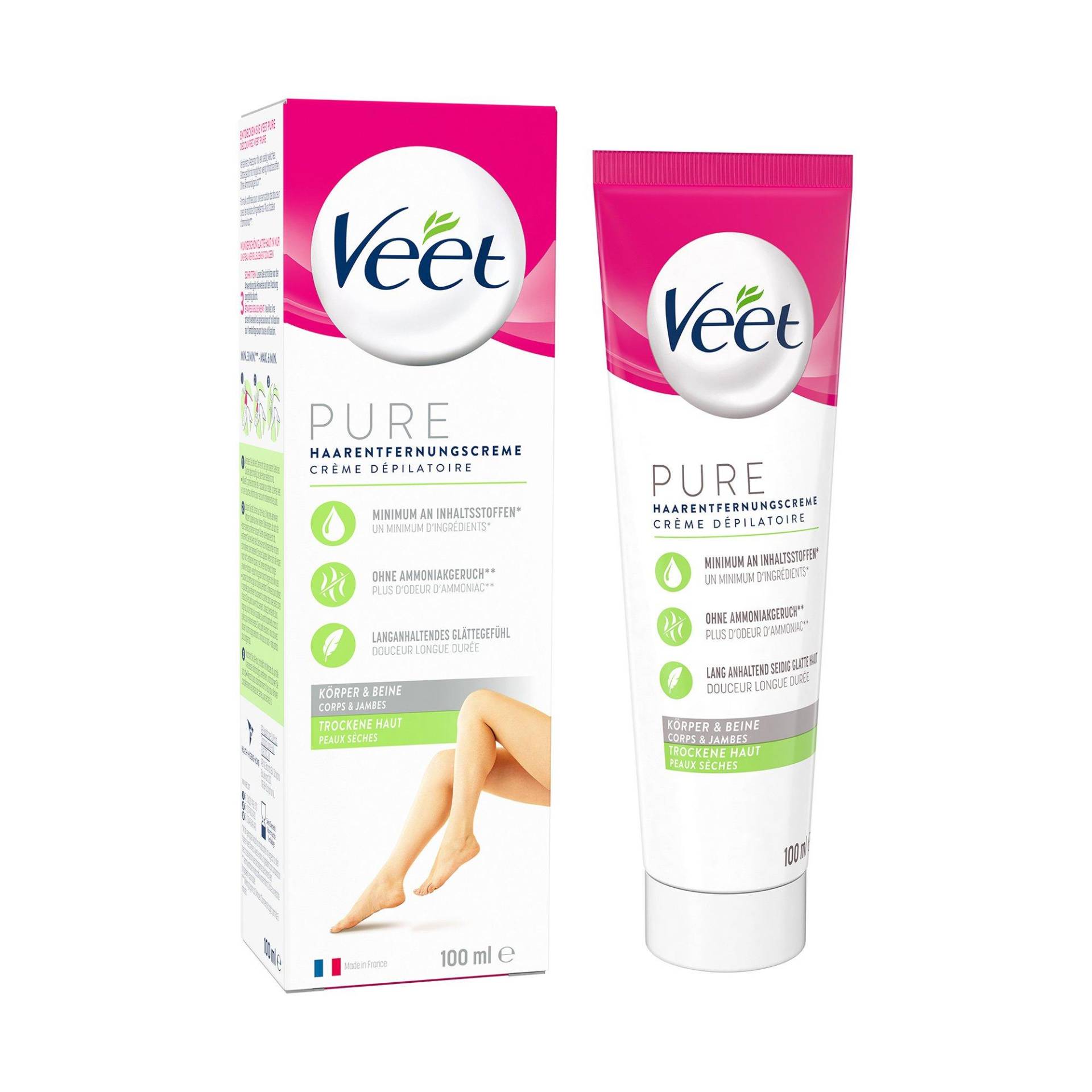 Creme Trockene Haut Körper Damen  100 ml von Veet