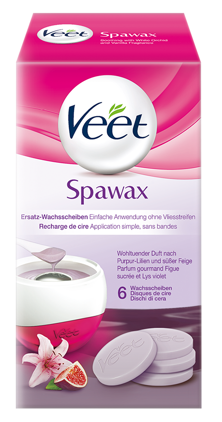 Spawax Ersatz-wachsscheiben Damen  6 Stück von Veet