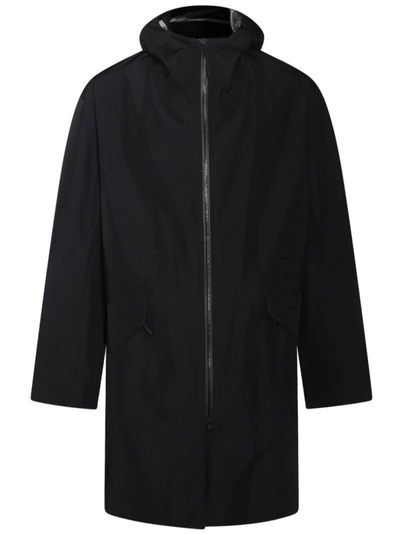 Veilance hooded trench coat - Black von Veilance