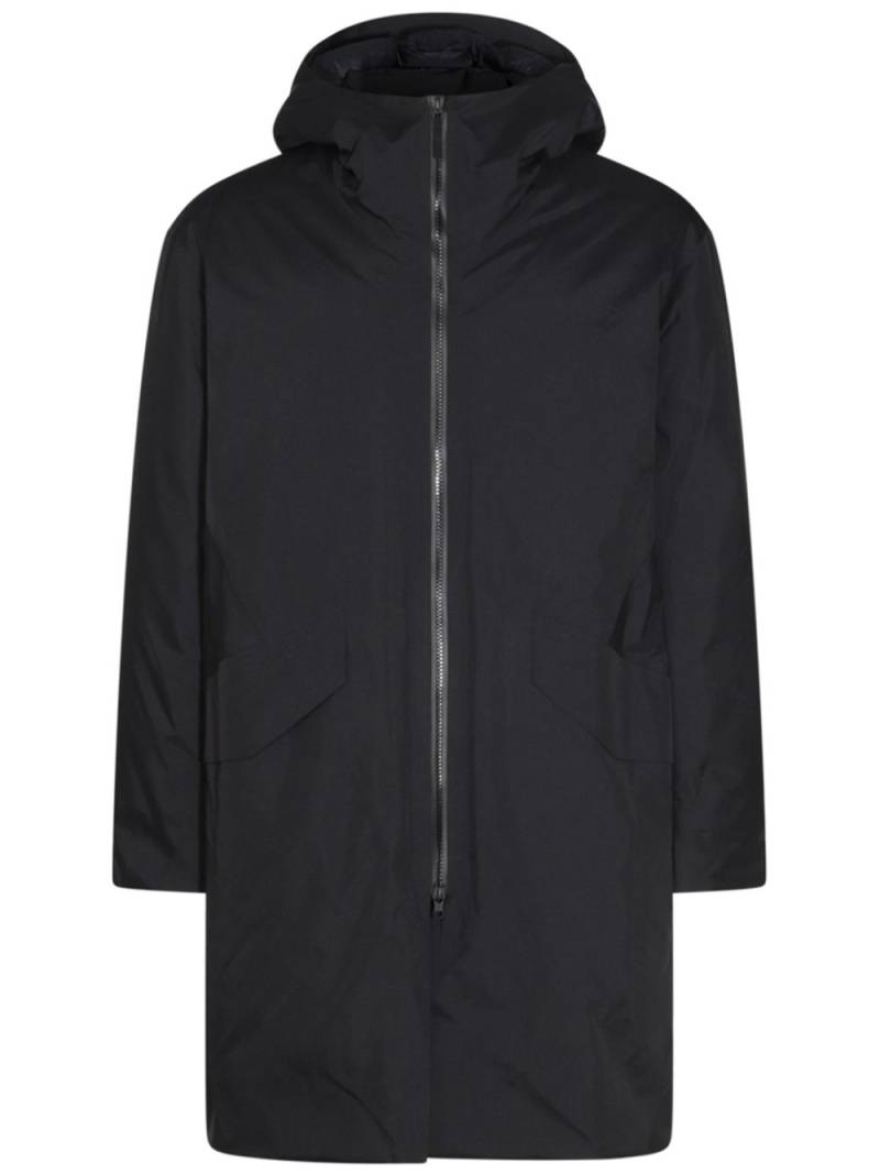 Veilance hooded zip-up parka - Black von Veilance