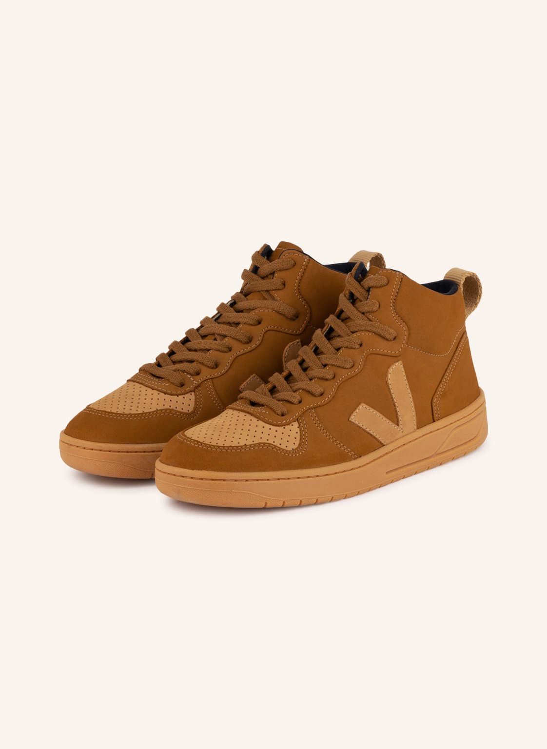 Veja Hightop-Sneaker V-15 braun von Veja