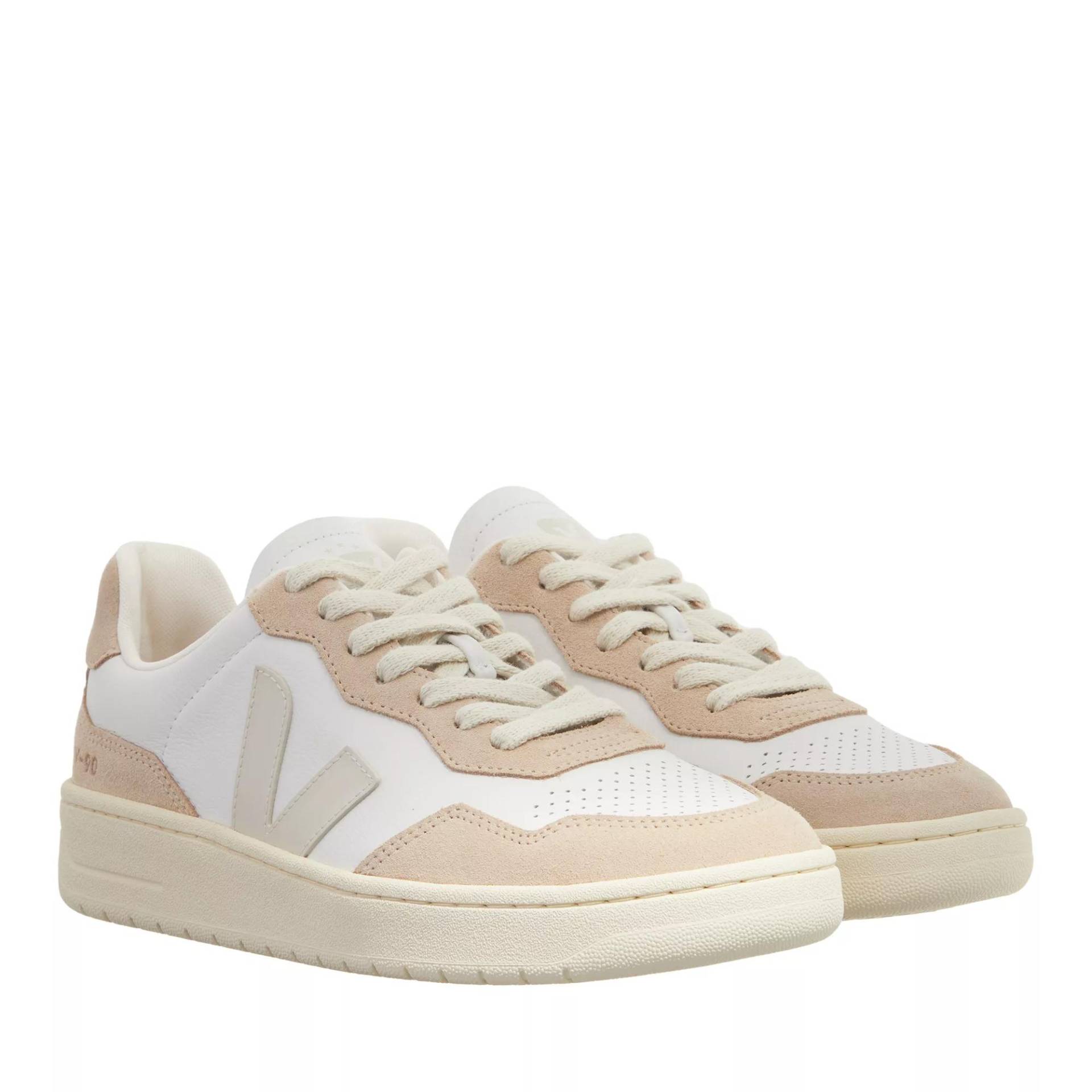 Veja Sneaker - V-90 O.T. Leather - Gr. 38 (EU) - in Beige - für Damen von Veja