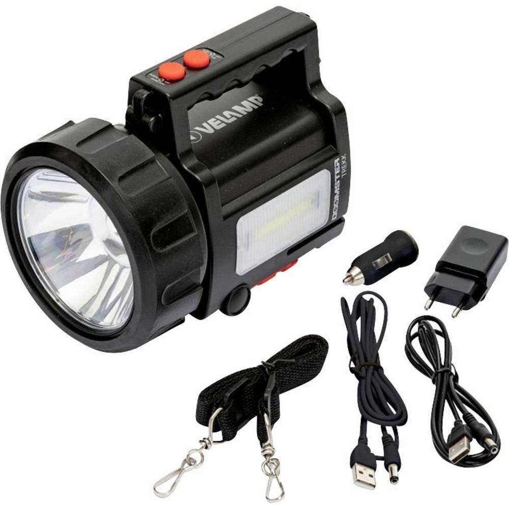 Led-akku-handstrahle 10w Doomster Unisex Schwarz ONE SIZE von Velamp