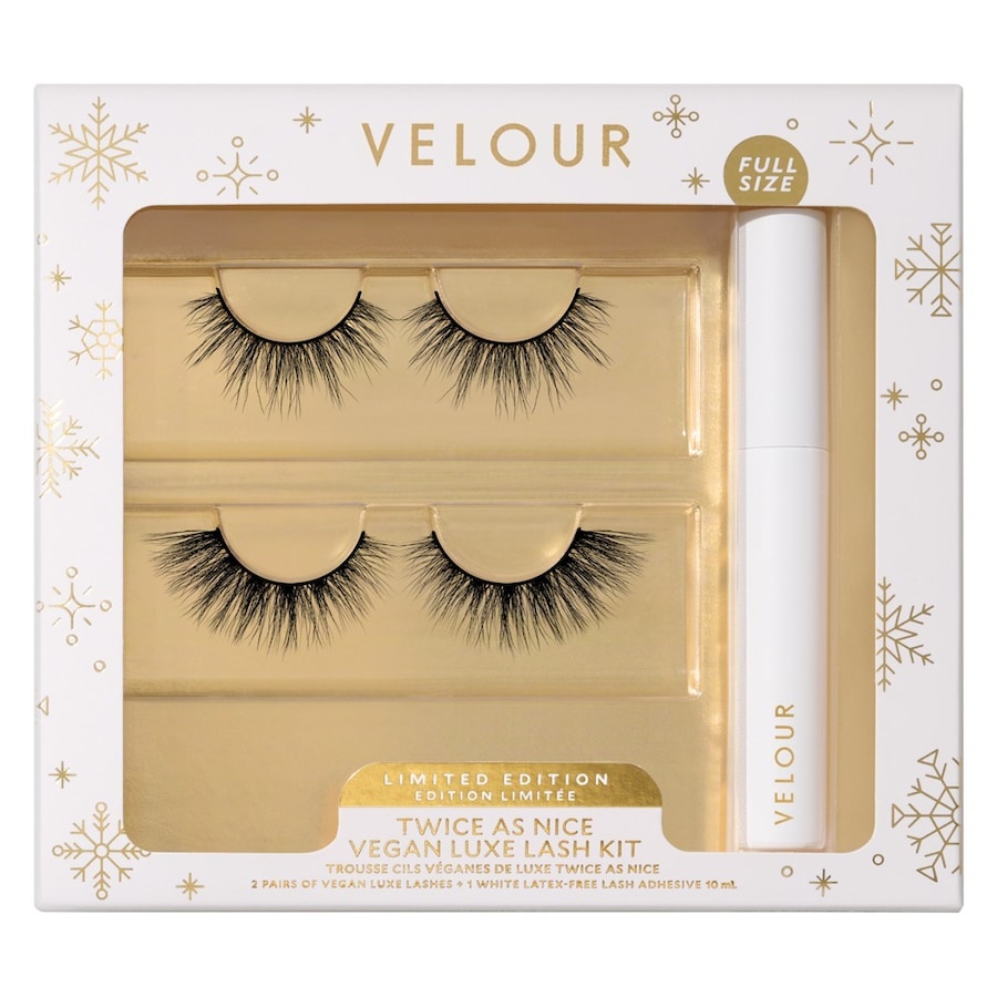 Velour Beauty  Velour Beauty Twice as Nice Vegan Luxe Lash Kit kuenstliche_wimpern 1.0 pieces von Velour Beauty