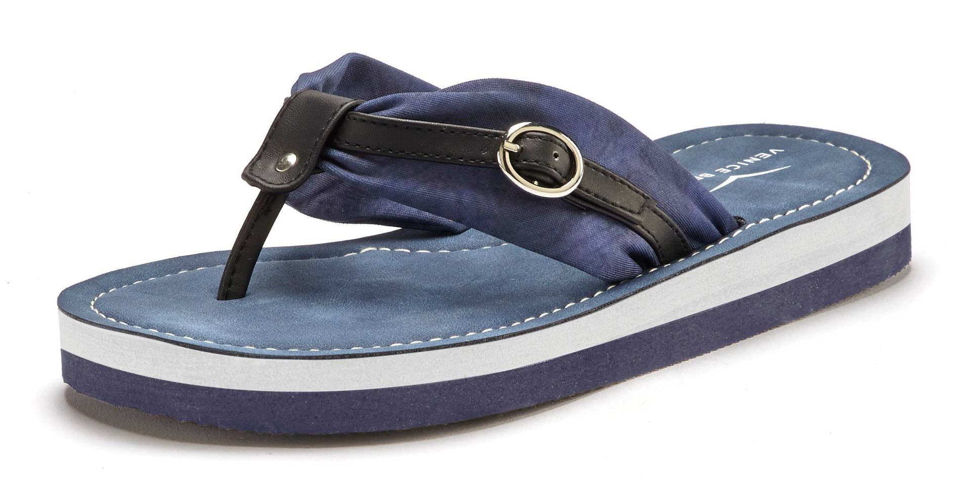 Venice Beach Badezehentrenner, Sandale, Pantolette, Badeschuh, Flip Flop mit modischem Print VEGAN von Venice Beach