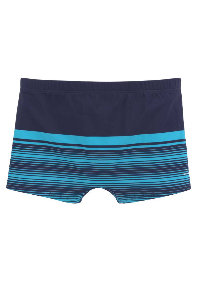 Venice Beach Boxer-Badehose, im Streifendesign von Venice Beach