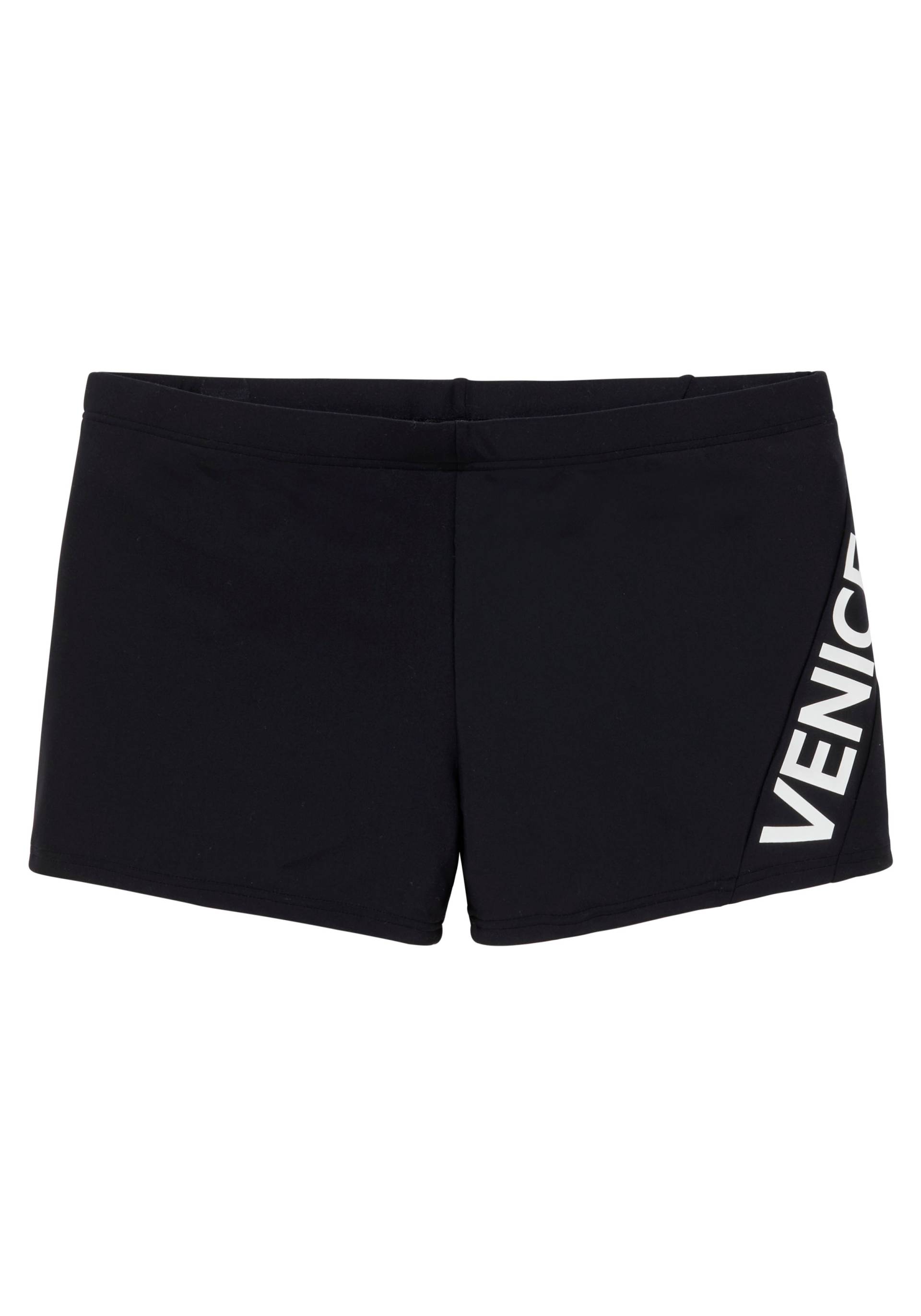 Venice Beach Boxer-Badehose, mit Logo-Schriftzug von Venice Beach