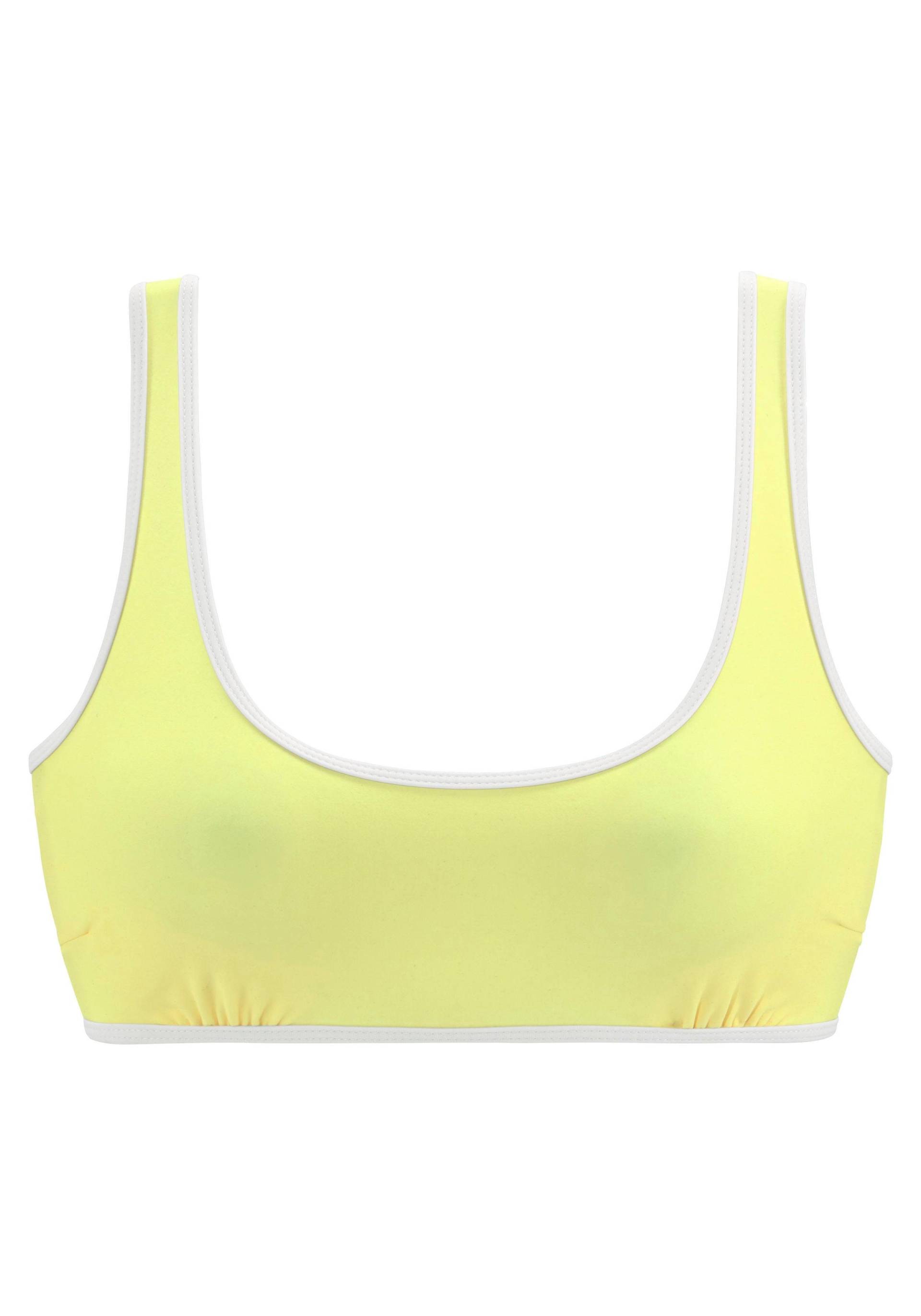 Venice Beach Bustier-Bikini-Top »L.A.«, mit Kontrastpiping von Venice Beach