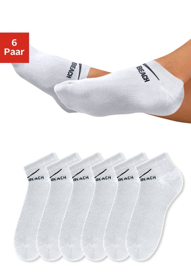 Venice Beach Sneakersocken, (Packung, 6 Paar), perfekte Passform durch LYCRA-Anteil von VENICE BEACH