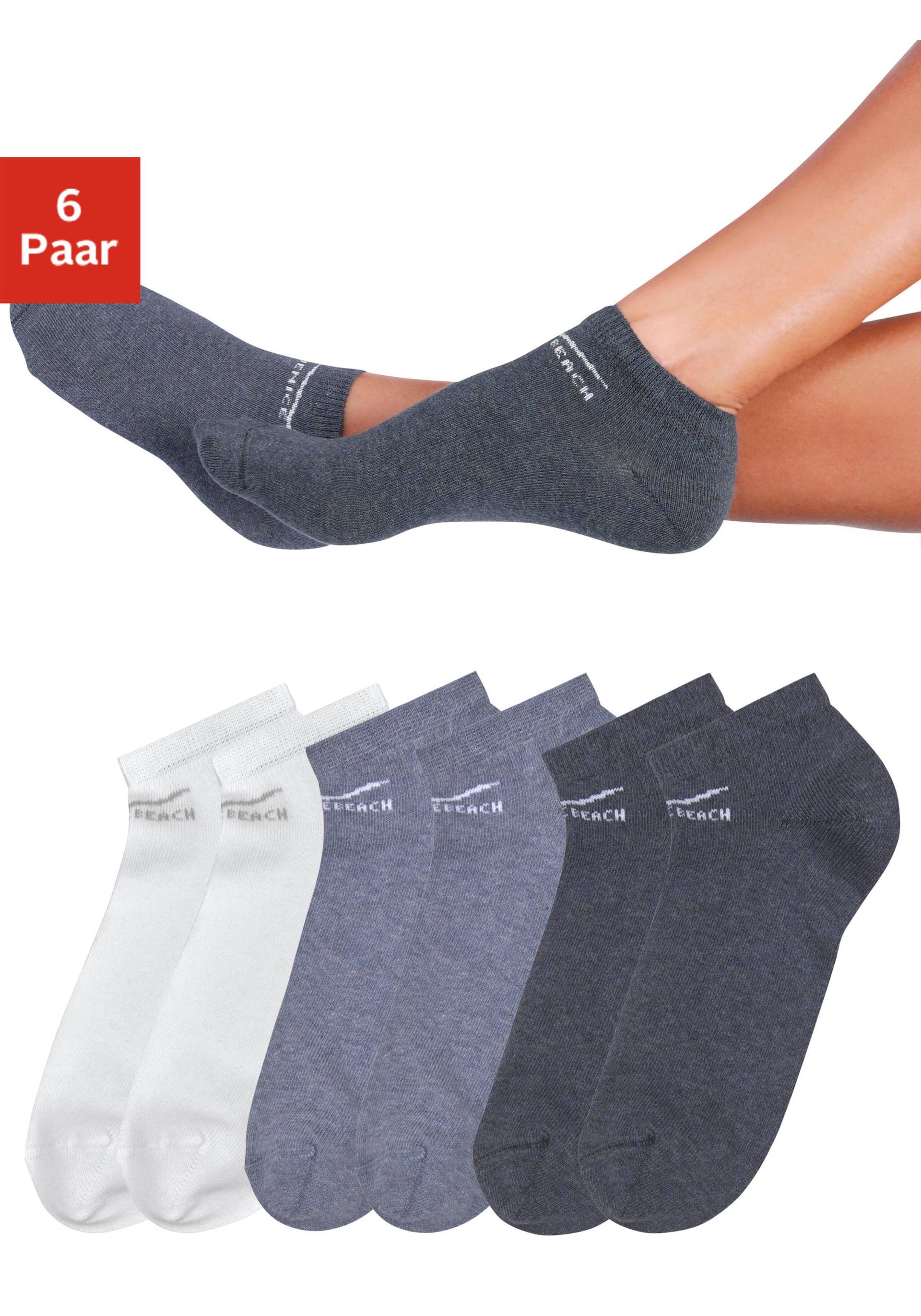 Venice Beach Sneakersocken, (Packung, 6 Paar), perfekte Passform durch LYCRA-Anteil von VENICE BEACH