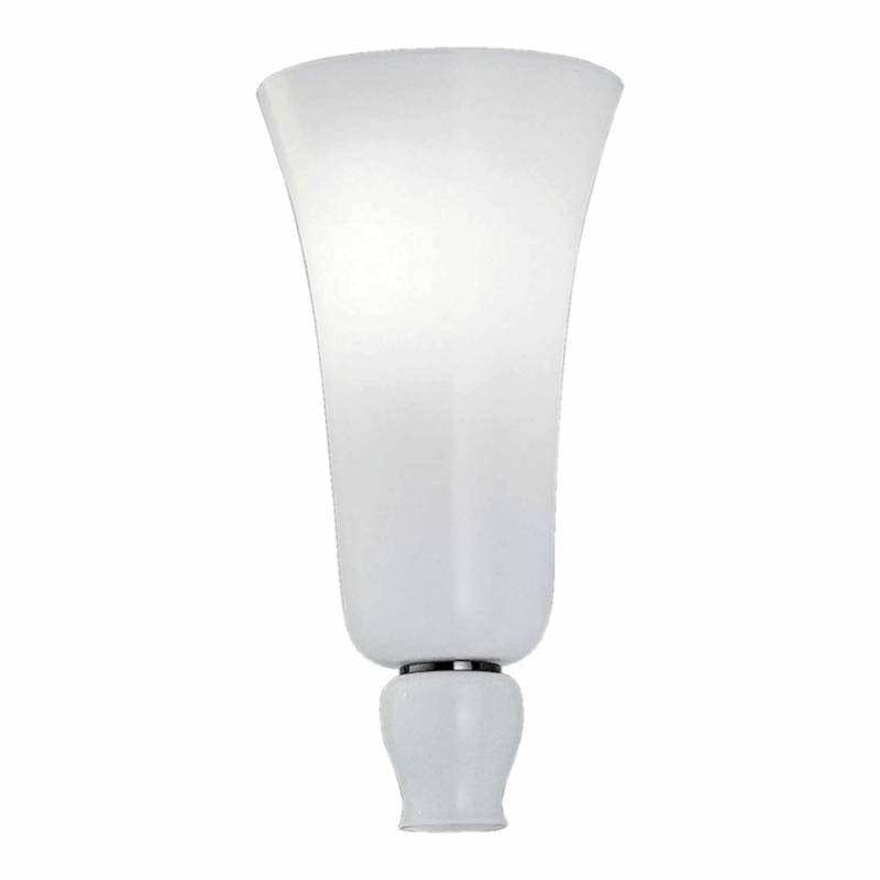 ANNI TRENTA LED Wandleuchte, Grösse h. 34 cm, Farbe milk-white von Venini