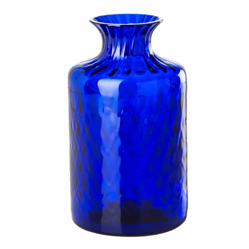 MONOFIORE CARNEVALE Vase, Grösse h. 16 cm, Farbe sapphire von Venini