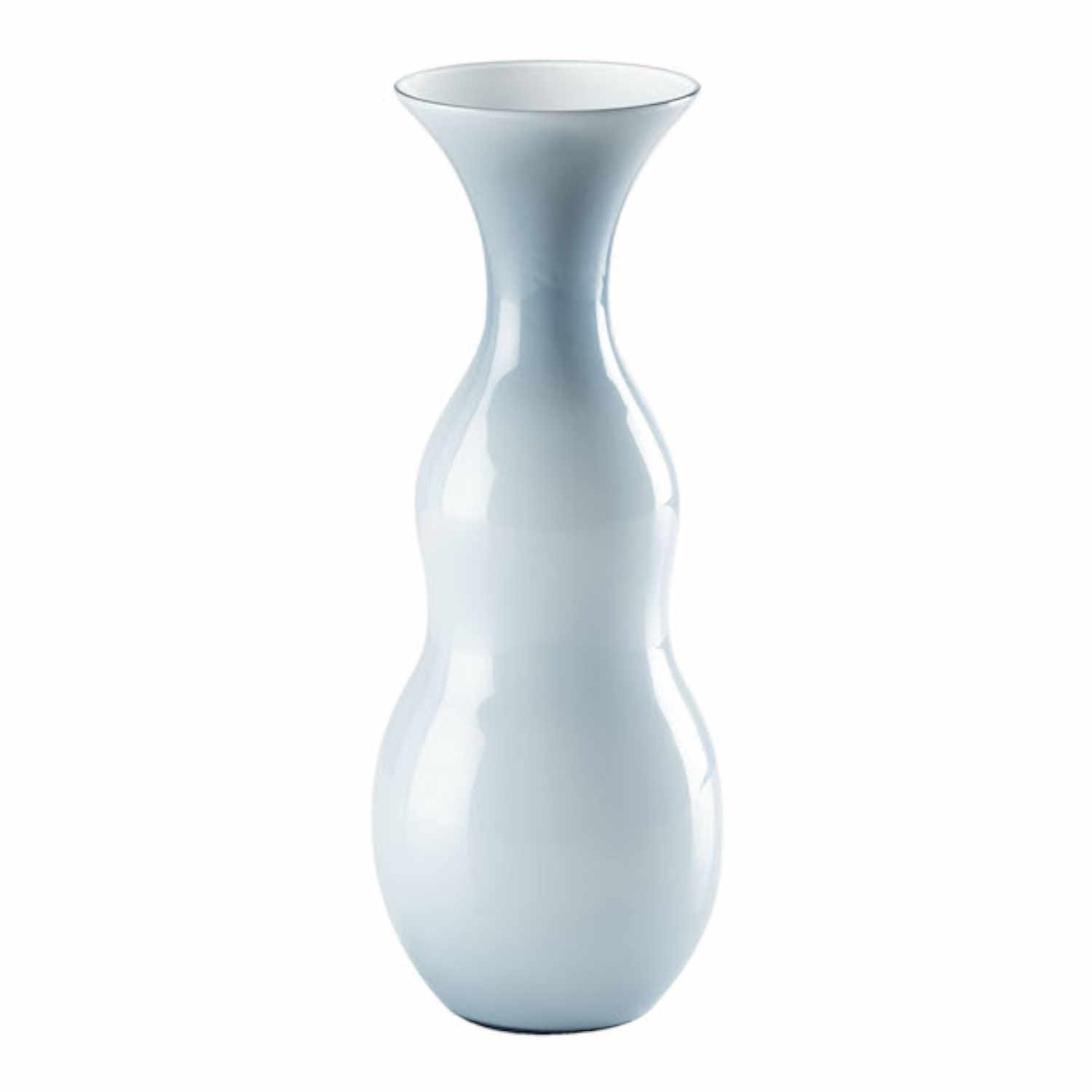 PIGMENTI Vase, Grösse h. 26 cm, Farbe opal/grape von Venini