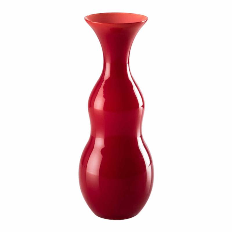 PIGMENTI Vase, Grösse h. 26 cm, Farbe opal/red von Venini