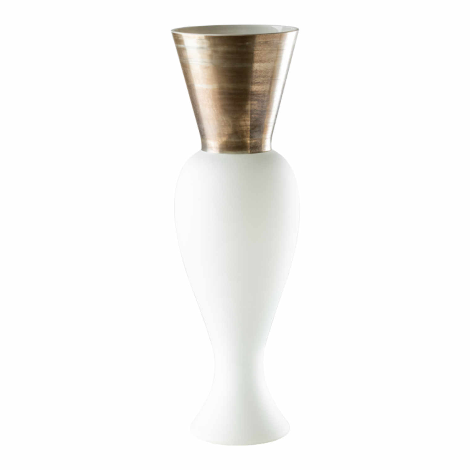 REGINA Vase, Farbe milk-white von Venini