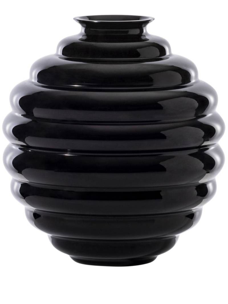 Venini Deco vase (29cm x 26cm) - Black von Venini