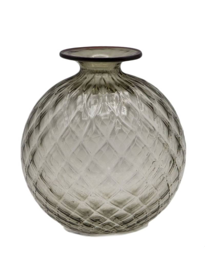 Venini Monofiore Balloton glass vase (16.5cm) - Grey von Venini