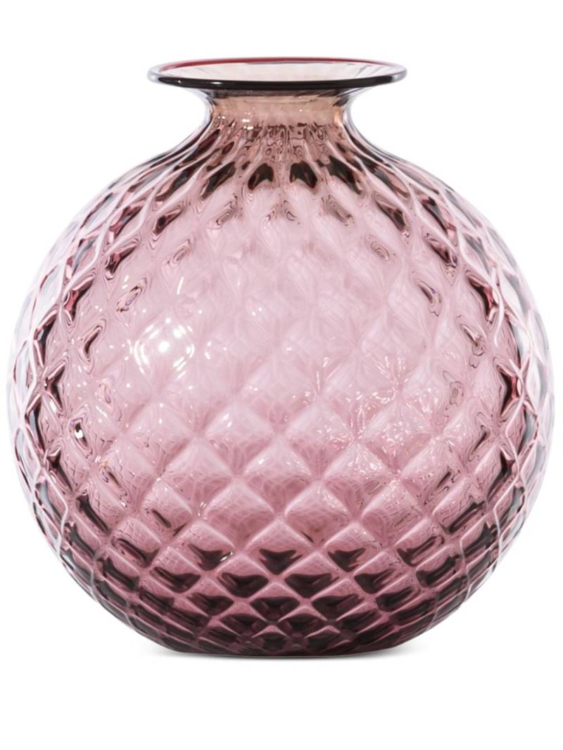 Venini Monofiore Balloton vase (16.5cm x 14cm) - Pink von Venini