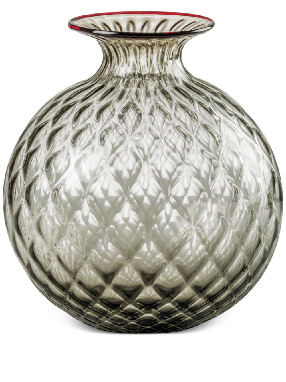 Venini Monofiore Balloton vase (24.5cm x 21.5cm) - Grey von Venini