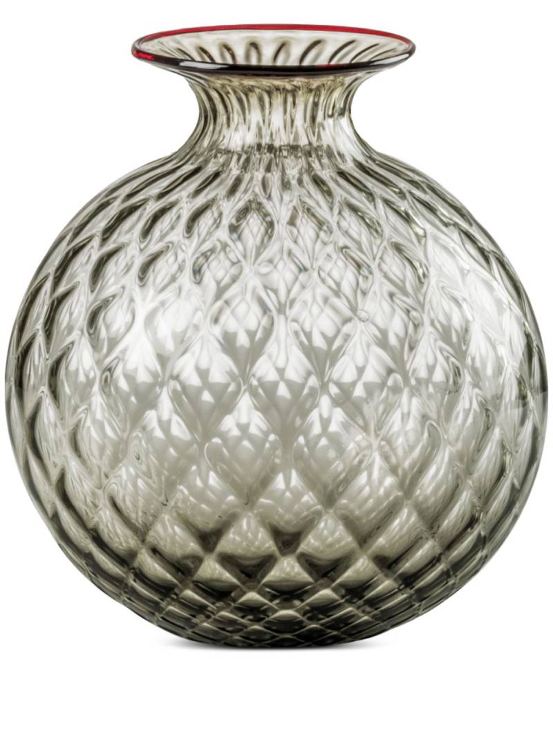 Venini Monofiore Balloton vase (24.5cm x 21.5cm) - Grey von Venini