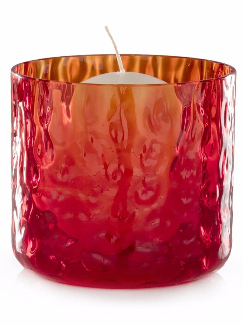 Venini Night In Venice candle holder - Red von Venini