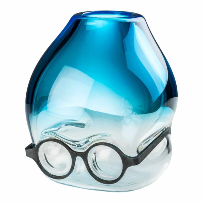 Where are my glasses? Figur, Farbe aquamarine von Venini