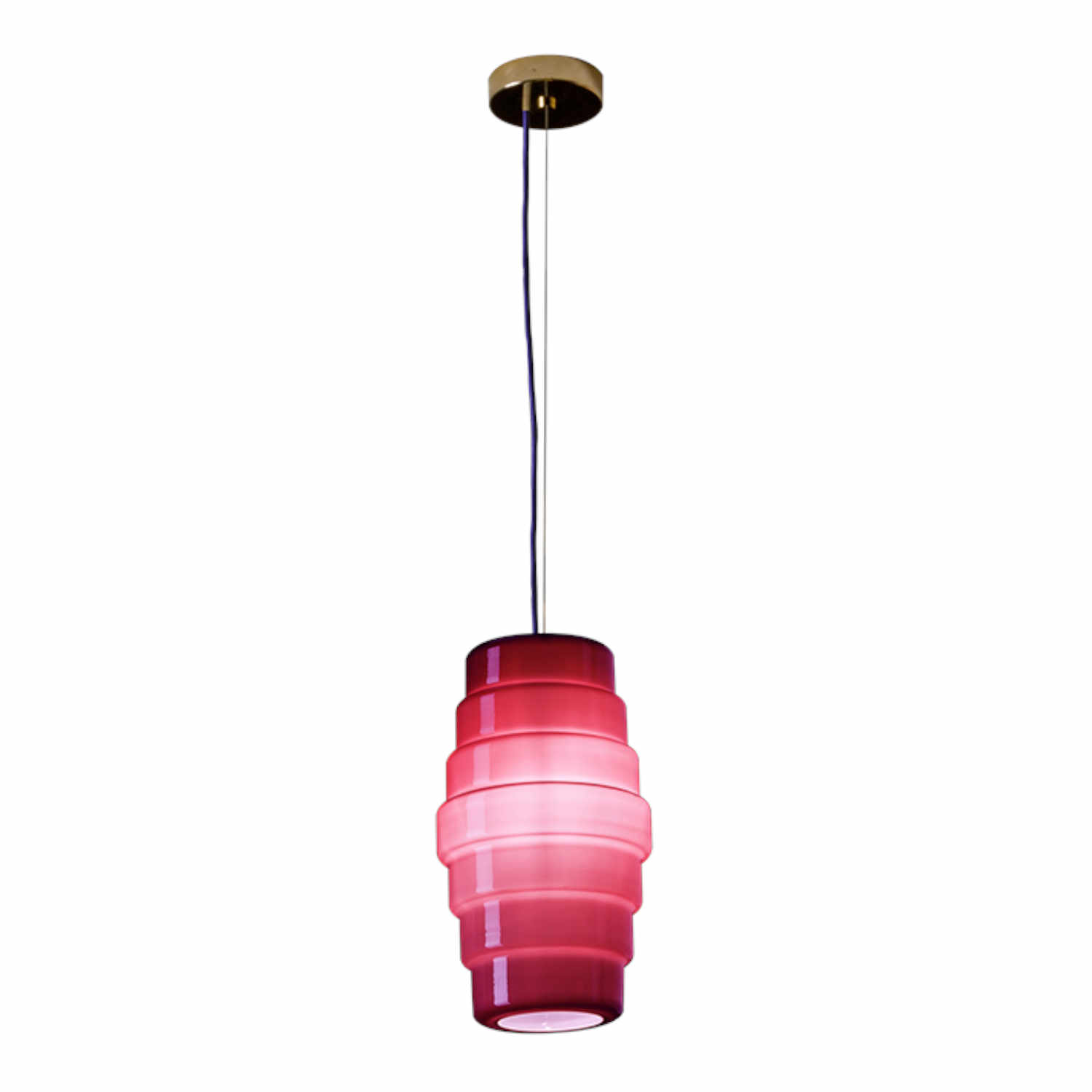 ZOE LED Hängeleuchte, Grösse h. 35,5 cm, Farbe violet ZOE LED Hängeleuchte, Grösse h. 35,5 cm, Farbe violet von Venini