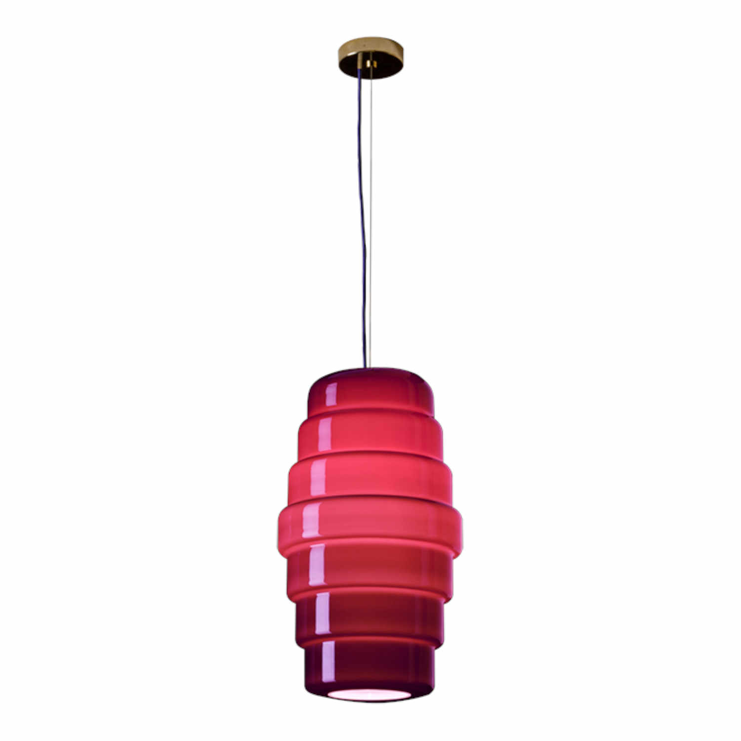 ZOE LED Hängeleuchte, Grösse h. 52,5 cm, Farbe violet ZOE LED Hängeleuchte, Grösse h. 52,5 cm, Farbe violet von Venini