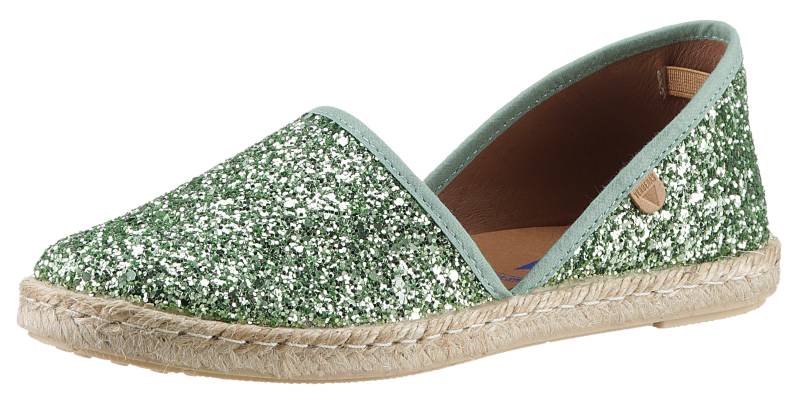 VERBENAS Espadrille »CARMEN GLITTER«, Slipper, Sommerschuh, Strandschuh mit Glitzer von Verbenas