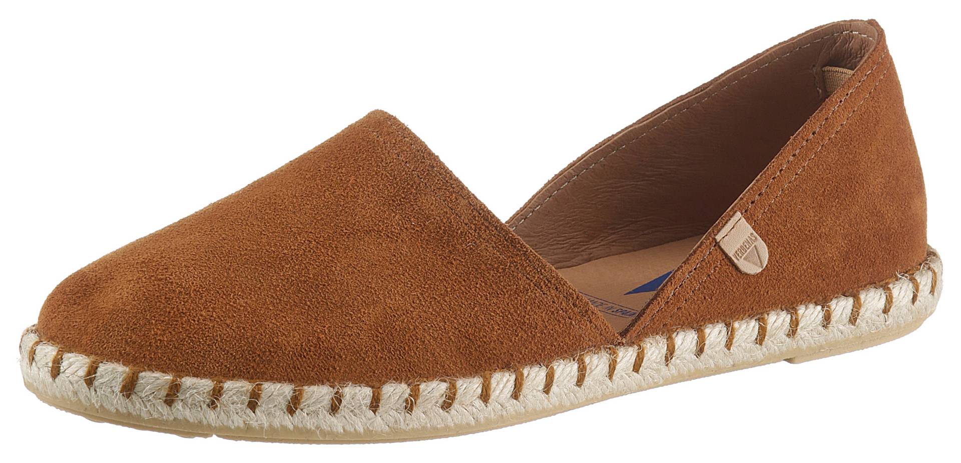 VERBENAS Espadrille »CARMEN SERRAJE«, Schlupfschuh, Sommerschuh, Loafer mit typischem Jute-Rahmen von Verbenas