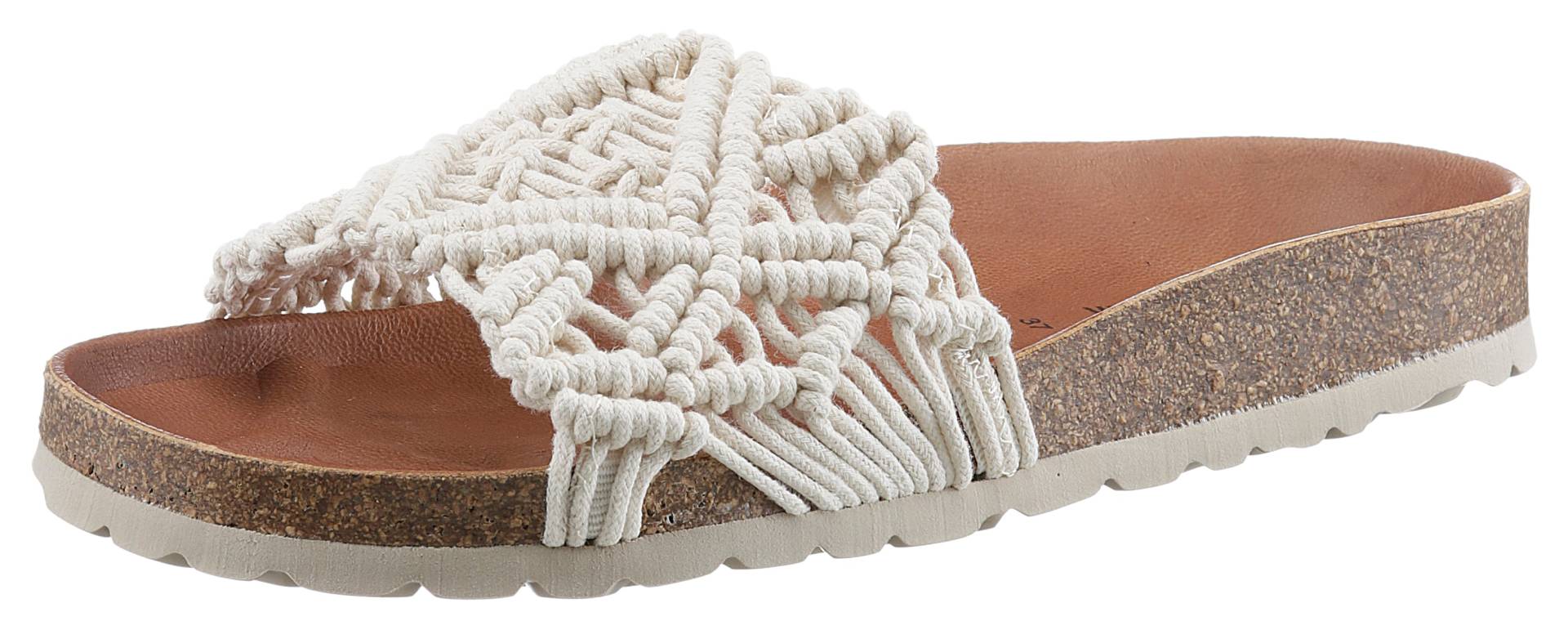 VERBENAS Pantoffel »Raga Knots Digital«, Sommerschuh, Schlappen, Hausschuh in gehäkeltem Look VERBENAS Pantoffel »Raga Knots Digital«, Sommerschuh, Schlappen, Hausschuh in gehäkeltem Look von Verbenas