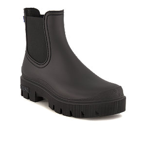 Verbenas Mae Damen Chelsea Gummistiefel Schwarz von Verbenas