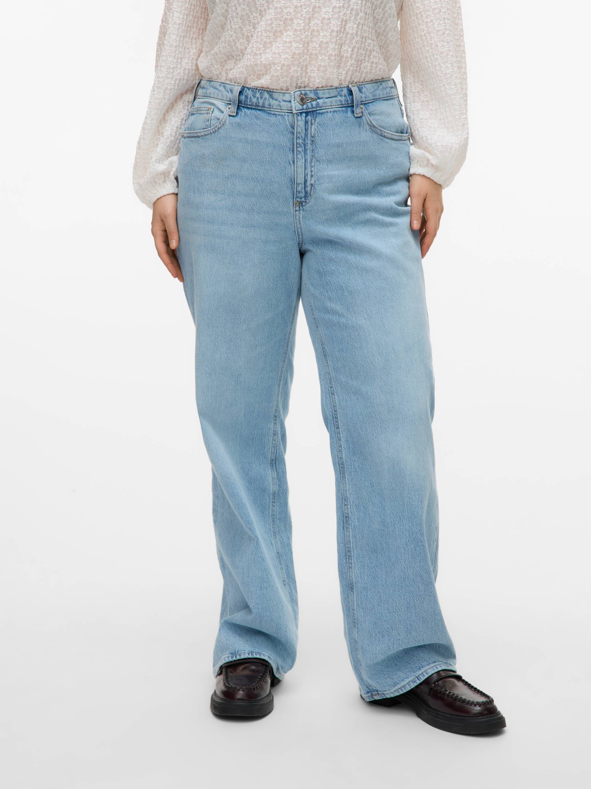 Vero Moda Curve High-waist-Jeans »VMCTESSA HR WIDE J RA339 GA CUR NOOS« von Vero Moda Curve