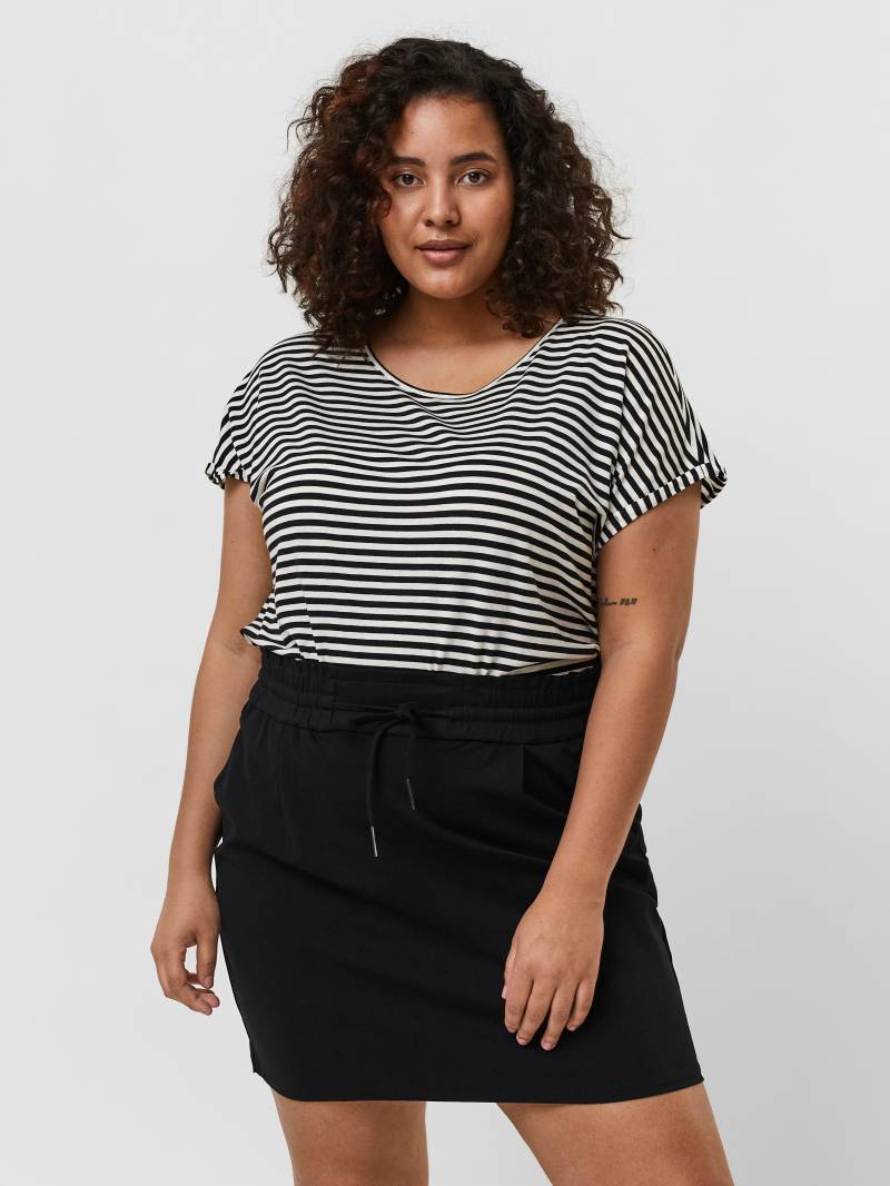 Vero Moda Curve Kurzarmshirt »VMAVA PLAIN SS TOP STRIPE GA NOOS CURVE« von Vero Moda Curve