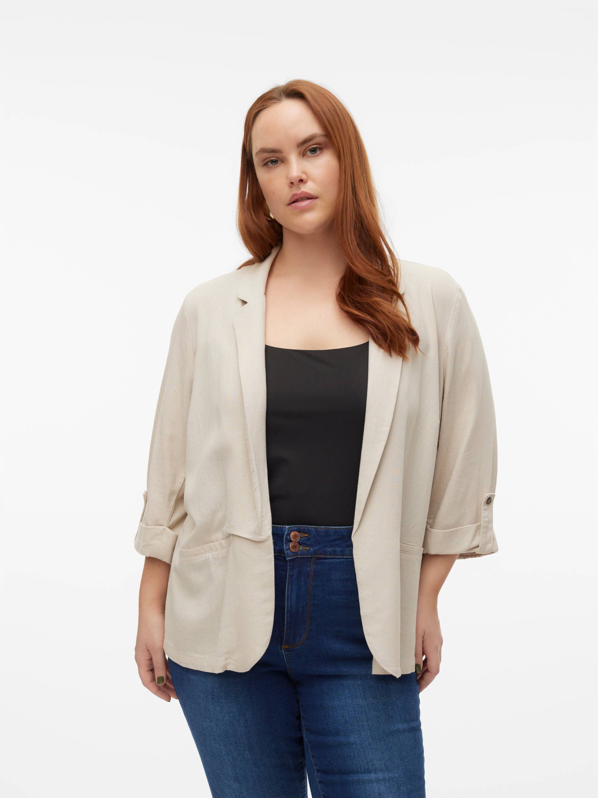 Vero Moda Curve Kurzblazer »VMCJESMILO 3/4 BLAZER WVN GA NOOS CUR« von Vero Moda Curve