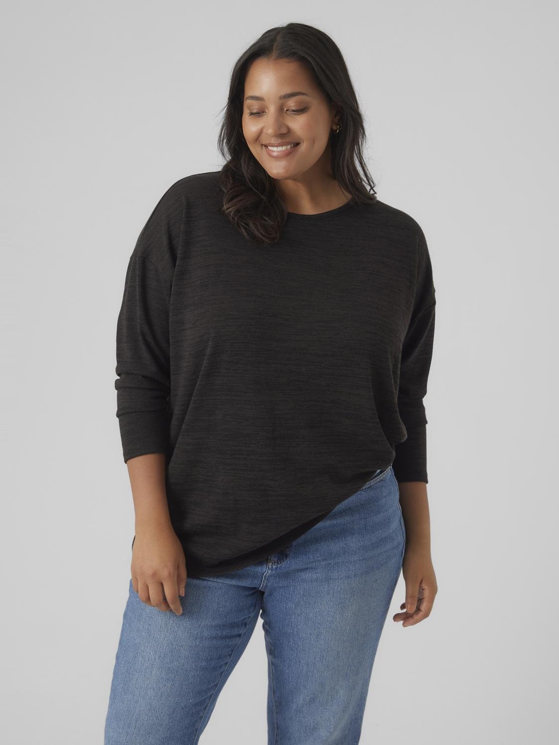 Vero Moda Curve Langarmshirt »VMCKATIE LS LONG TOP JRS NOOS CUR« von Vero Moda Curve