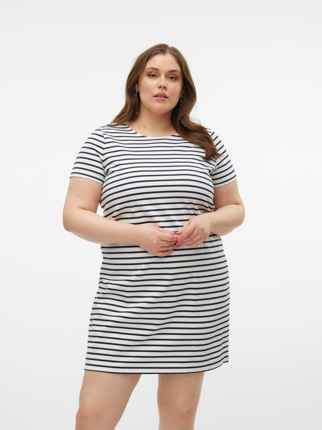 Vero Moda Curve Minikleid »VMCABBY SS SHORT ZIP DRESS JRS NOOS CUR« von Vero Moda Curve