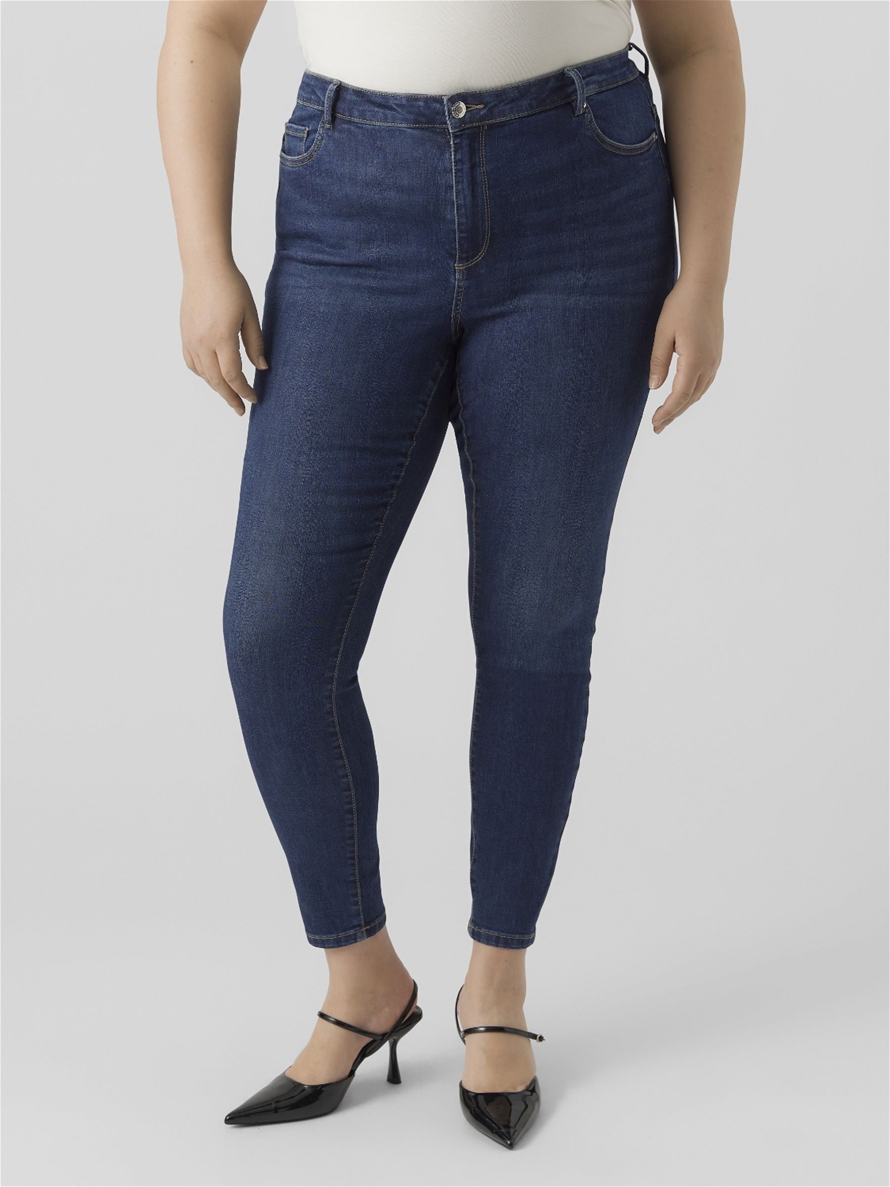 Vero Moda Curve Skinny-fit-Jeans »VMPHIA HR SKINNY J GU3113 CURVE NOOS« von Vero Moda Curve