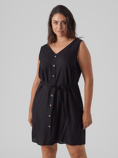 Vero Moda Curve Sommerkleid »VMBUMPY SL SHORT DRESS WVN CURVE NOOS« von Vero Moda Curve