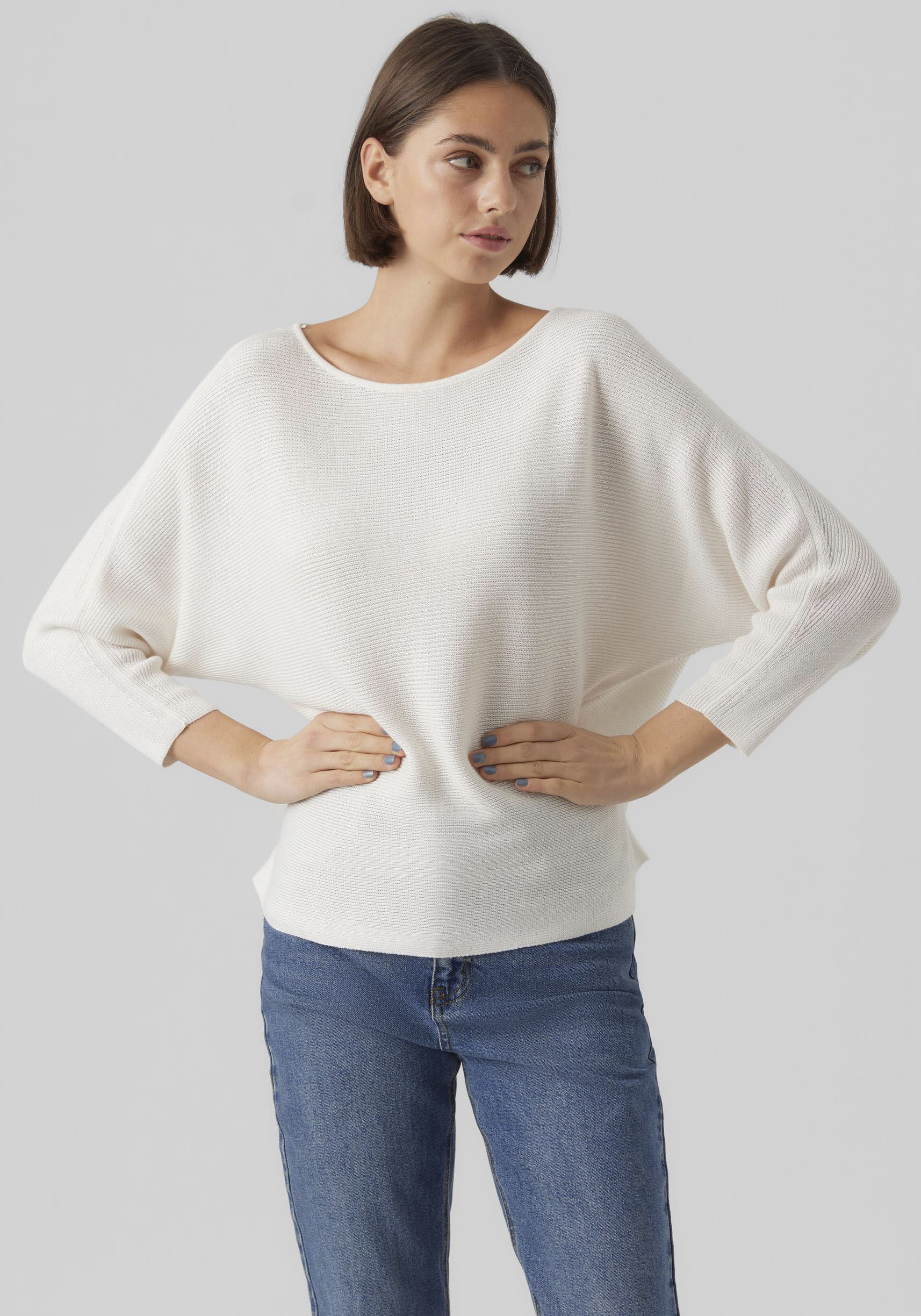 Vero Moda 3/4 Arm-Pullover »VMNORA 3/4 BOATNECK BLOUSE NOOS« Vero Moda 3/4 Arm-Pullover »VMNORA 3/4 BOATNECK BLOUSE NOOS« von Vero Moda
