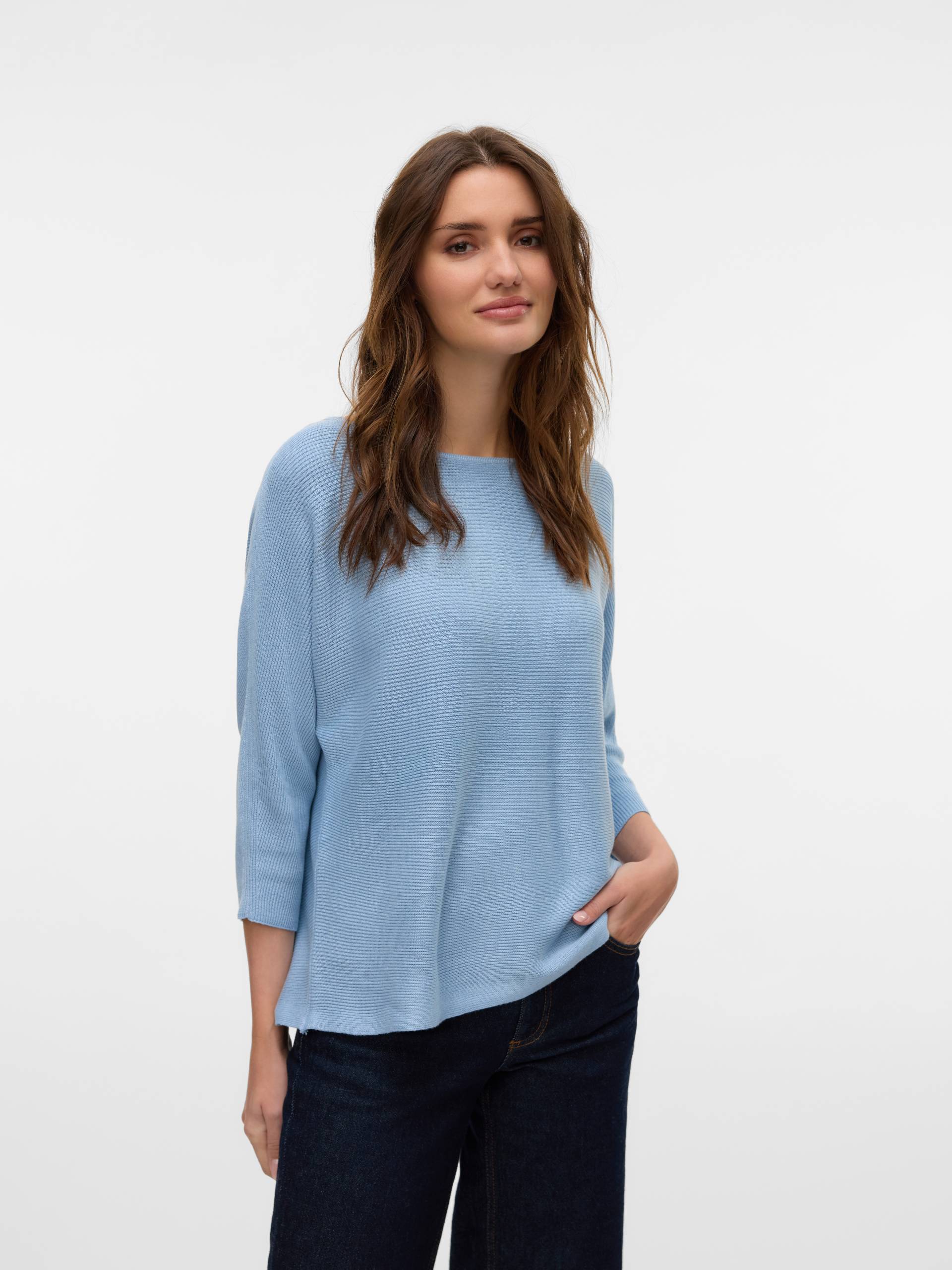 Vero Moda 3/4 Arm-Pullover »VMNORA 3/4 BOATNECK BLOUSE NOOS« von Vero Moda