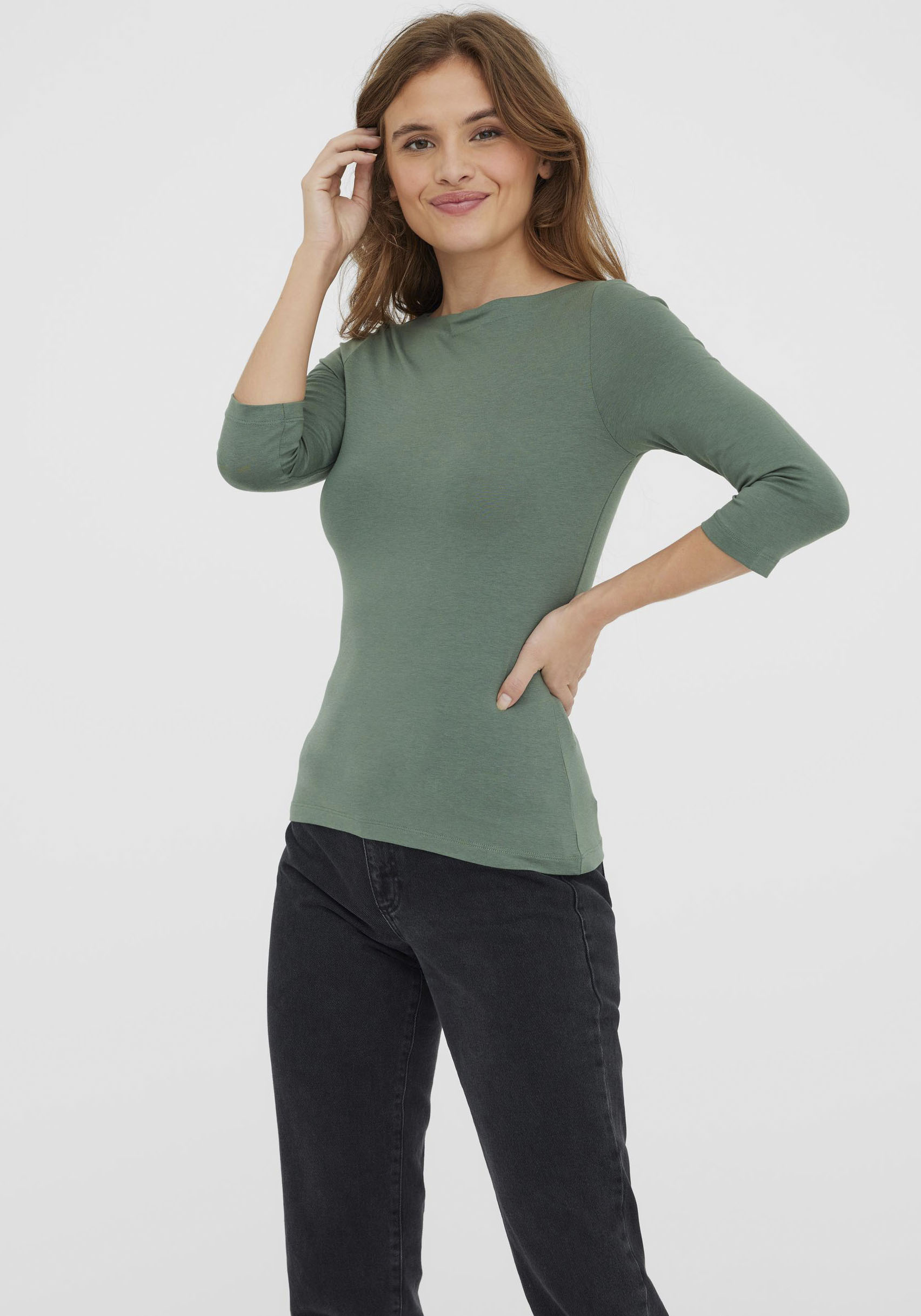 Vero Moda 3/4-Arm-Shirt »VMPANDA MODAL 3/4 TOP JRS NOOS« von Vero Moda