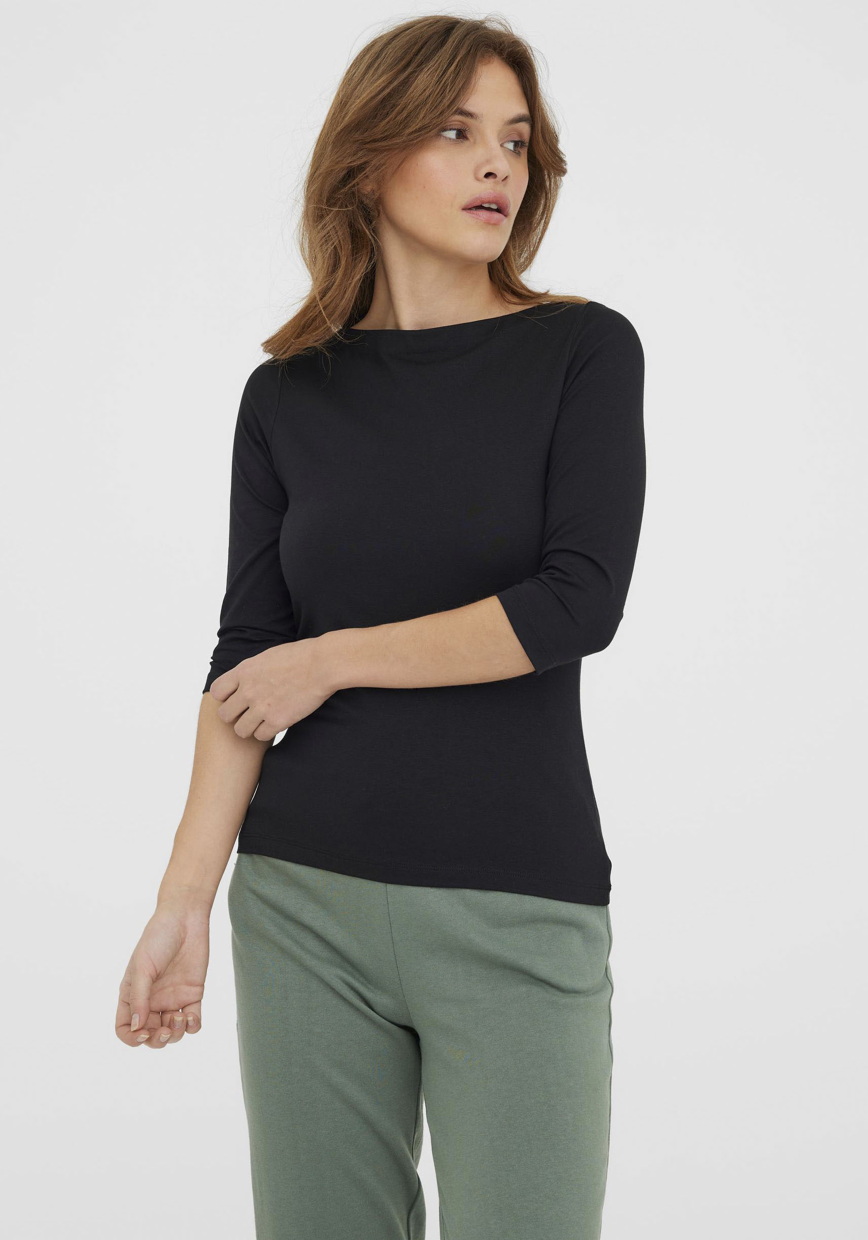 Vero Moda 3/4-Arm-Shirt »VMPANDA MODAL 3/4 TOP JRS NOOS« von Vero Moda