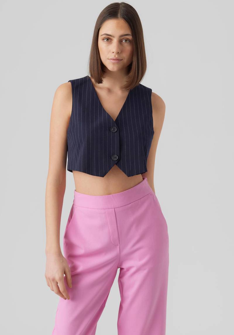 Vero Moda Anzugweste »VMLISRIA SL SHORT PINSTRIPE VEST BOO«, mit Nadelstreifen von Vero Moda