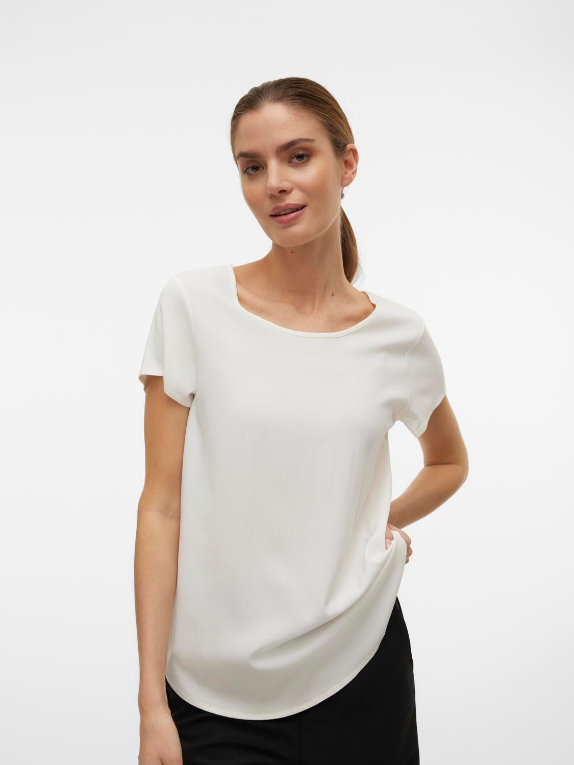 Vero Moda Blusenshirt »VMBELLA SS TOP WVN GA NOOS« von Vero Moda