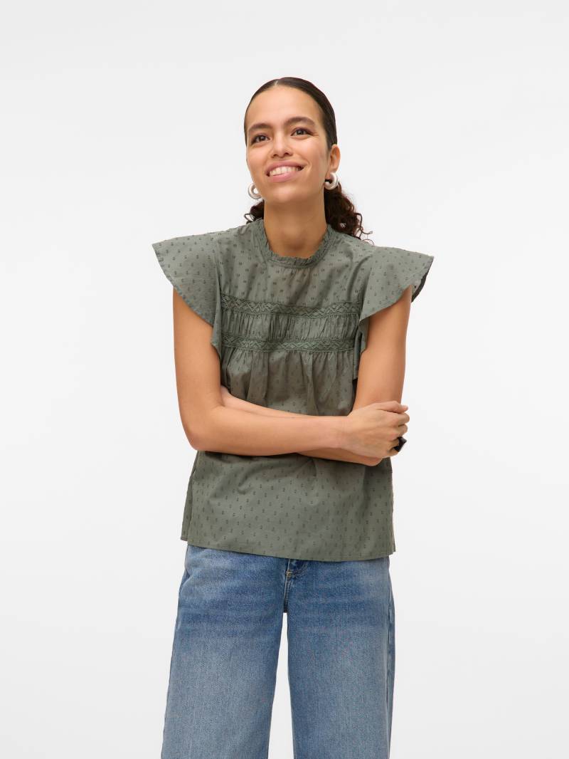Vero Moda Blusenshirt »VMTRINE SL LACE TOP WVN NOOS« von Vero Moda