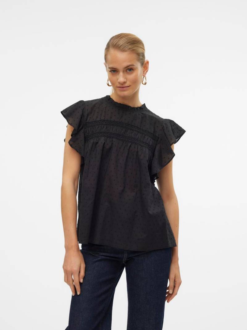 Vero Moda Blusenshirt »VMTRINE SL LACE TOP WVN NOOS« von Vero Moda